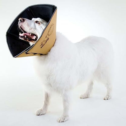 All Four Paws Comfy Cone Pet Cone for Dogs, Cats, X-Small, Tan - Comfortable Soft Dog Cone Collar Alternative for After Surgery, Wound Care, Spay, Neuter - Dog and Cat Recovery Elizabethan-Collar - Image 3