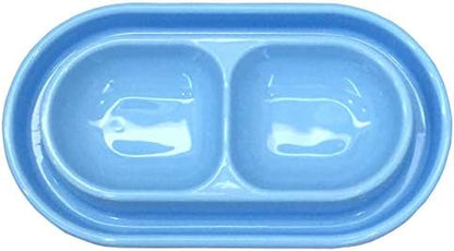 Ant Proof Cat Dish 32 Oz Pet Food Water Bowl for Dogs Cats Blue, M by Adecadeoftrustedservice