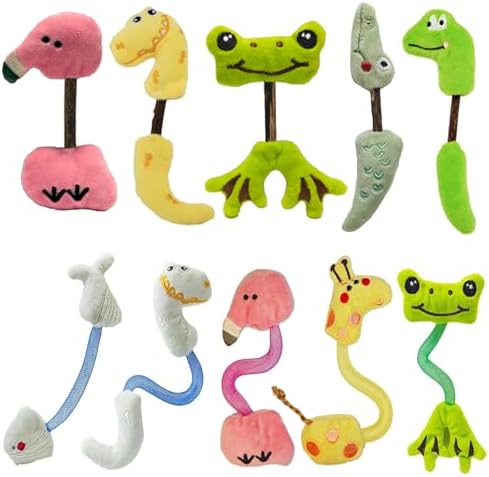10 Pack Interactive Cat Toys Set, Silvervine Sticks for Cats & Catnip Chew Toys, Cat Rope Toys for Teeth Cleaning, Indoor Cat Toys for Adult Cats and Kittens by Unknown