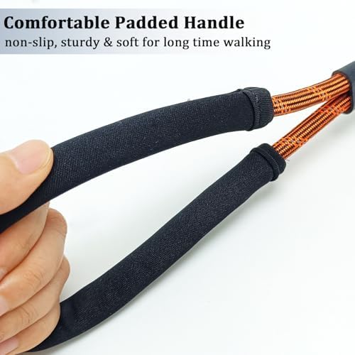 WYuZe 5ft Double Dog Leash Detachable Rope 2 Dog Leash for Medium Large Dog - Image 3