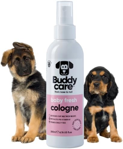 Buddycare Dog Perfume - Baby Fresh Dog Cologne Spray (200ml) - Dog Spray Deodorizer Perfume for Smelly Dogs - Refreshing Scented Grooming Solution - Pet Odor Eliminator and Freshener by Unknown