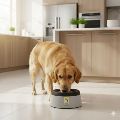 Road Refresher™ - Prestige Pets Water Bowl Dispenser - No Spill Water Bowl for Dogs and Cats - Travel Pet Water Bowl for Home and Travel - Grey - Large - Image 2