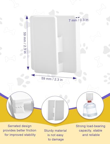 CAPHONT 4 Pcs Dog Pee Pad Holder Cilps for Indoor Potty Training White - Image 2