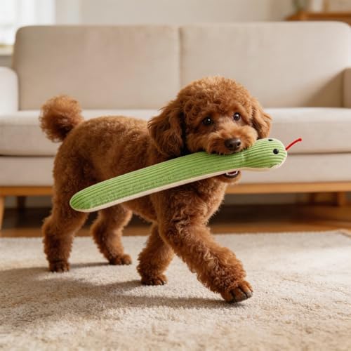 Interactive Catnip Snake Toy, Crinkle Plush Teaser for Cats & Small Dogs - Image 5