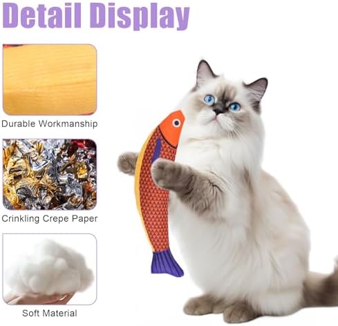 6 Pack Cat Toys, Catnip Toys for Cats, Cat Toys Interactive - Image 3