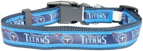 Pets First NFL Tennessee Titans Licensed PET COLLAR, Large - Heavy-Duty, Strong, and Durable Dog Collar. Available in 31 Football Teams and 4 Sizes - Image 2