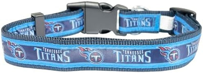 Pets First NFL Tennessee Titans Licensed PET COLLAR, Large - Heavy-Duty, Strong, and Durable Dog Collar. Available in 31 Football Teams and 4 Sizes - Image 2
