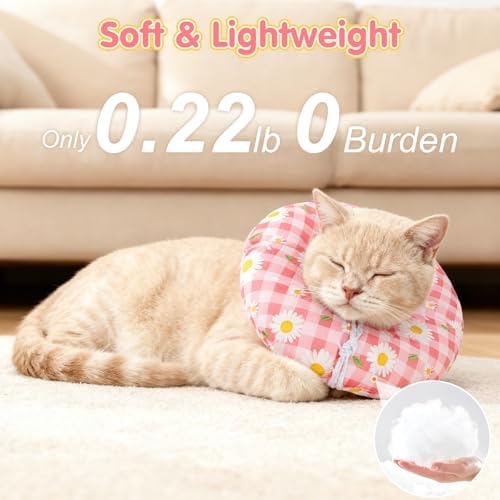 BEAUTYZOO Cat Cone Collars Soft, Cat Donut Recovery E Collar After Surgery - Image 2