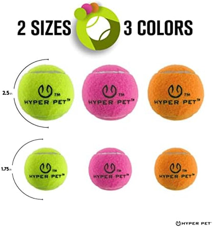Hyper Pet Tennis Balls for Dogs (Safe Ball for Exercise and Training) Interactive Dog Toys work with Hyper Pet K9 Kannon K2 Dog Ball Launcher - 4 Pack 2.5" Orange - Image 5