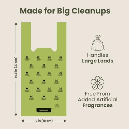 Pogi's Dog Poop Bags with Handles, Thick & Leak-Proof, Unscented, 300 Bags - Image 4