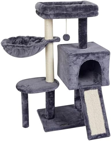 Cute Cat Tree Kitten Cat Tower Condo Furniture Scratching Posts Hammock D by FISHNAPthemeaningisthatcatliketoeatfishandhaveanaphopeyourbabylikeit