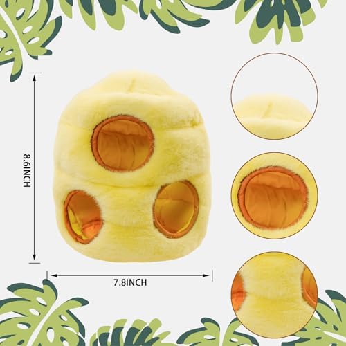 Hide and Seek Dog Toys, Interactive Squeaky Plush Puzzle Puppy Chew Toy to Keep Them Busy for Small Medium Large Dogs(Beehive Hideaway with 4 Pack Bees) - Image 3