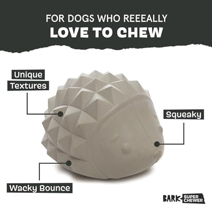 BarkBox Sven the Hedgie Rubber Dog Toy - Toy for Small Dogs - Image 4