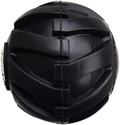 Tonka Mega Tread Ball Treat Holder Dog Toy, Lightweight, Durable and Water Resistant, 3 Inches, for Small/Medium/Large Breeds, Single Unit, Black - Image 4