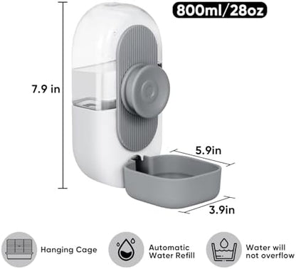 Lemtrflo 28oz Rabbit Water Bottle Dispenser, Bunny Cage Water Bowl - Image 3