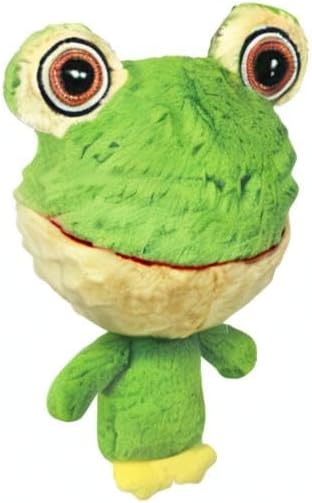Multipet 43233-1 Knobby Noggins Frog Dog Toy