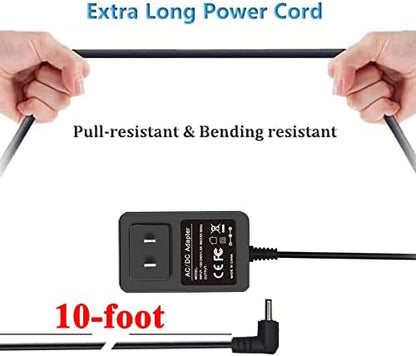 VHBW Replacement for Petsafe ScoopFree Litter Box Power Cord 10Ft Compatible with PetSafe Automatic Self-Cleaning RFA-516 PAL00-14243, PAL00-15342, PAL00-14242 Power Adapter - Image 4