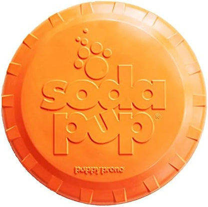 SodaPup Bottle Top – Durable Flyer Retrieving Toy Made in USA from Non-Toxic, Pet-Safe, Food Safe Natural Rubber for Bonding, Physical Exercise, Building Confidence, Teaching Self-Control, & More by SodaPup