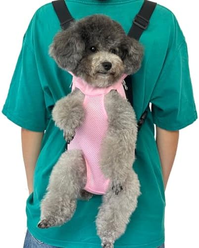 Dog Carrier Backpack, Breathable Mesh Chest Carrier for Small Dogs - Image 2