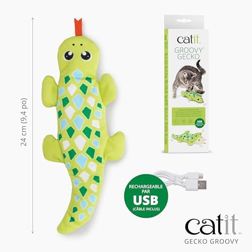 Catit Groovy Gecko Interactive Cat Toy - Image 2
