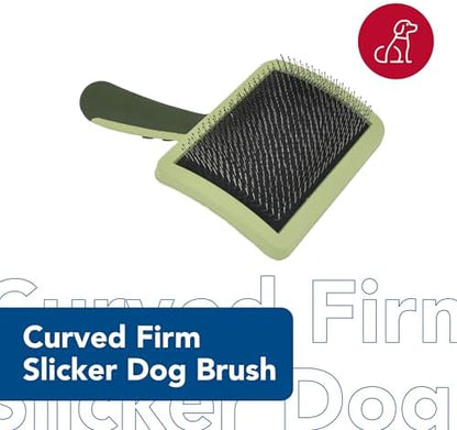 Coastal Pet Safari Curved Firm Slicker Brush - For Dog Grooming and Detangling All Hair Types - 6.5" x 3.06" - Image 2