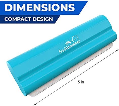 EquiGroomer 5-Inch Undercoat Deshedding Brush for Dogs & Cats, Turquoise - Image 3