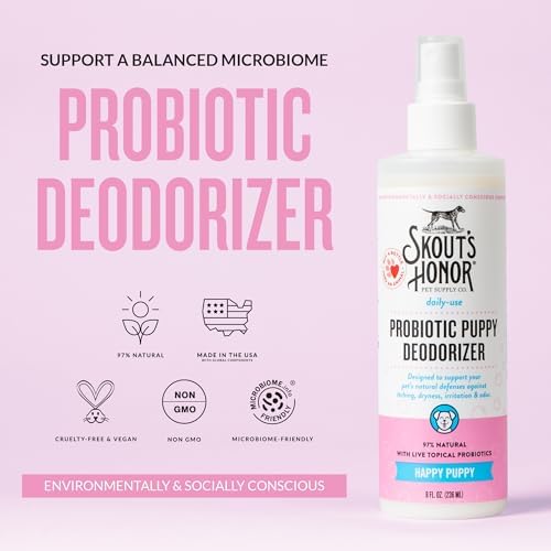 SKOUT'S HONOR Probiotic Puppy Deodorizing Spray - Happy Puppy, 8 oz - Image 2