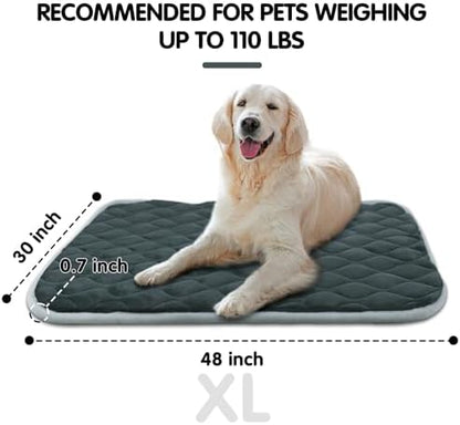 furrybaby Dog Bed Mat Crate Pad, Anti-Slip Bottom Machine Washable Pet Pad - Image 5
