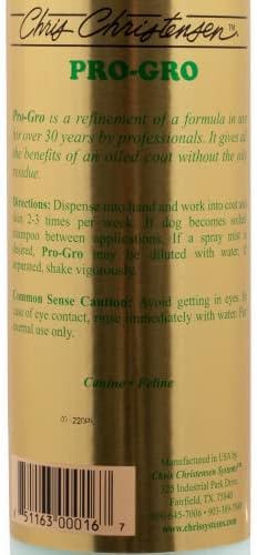 Chris Christensen ProLine Pro-Gro Premium Conditioner, Groom Like a Professional, Deeply Moisturizes, Made in USA, 16 oz - Image 3