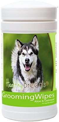 Healthy Breeds Alaskan Malamute Grooming Wipes 70 Count by HealthyBreeds
