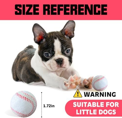 X-Small Dog Tennis Balls Dog Toys Ball 1.72" Pack of 6, Fit Ball Launchers - Image 2
