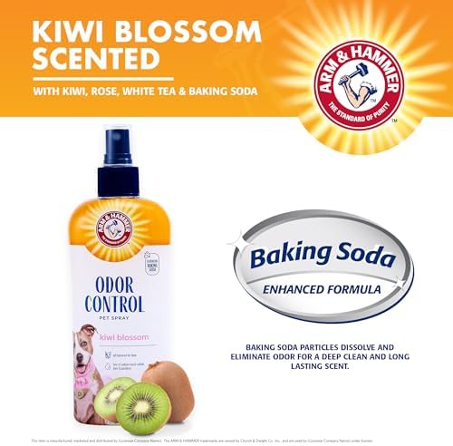 Arm & Hammer Super Deodorizing Dog Spray, Kiwi Blossom, 8 Fl Oz - Image 3