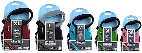 Alcott Adventure Retractable Leash, Medium, Green - Image 4