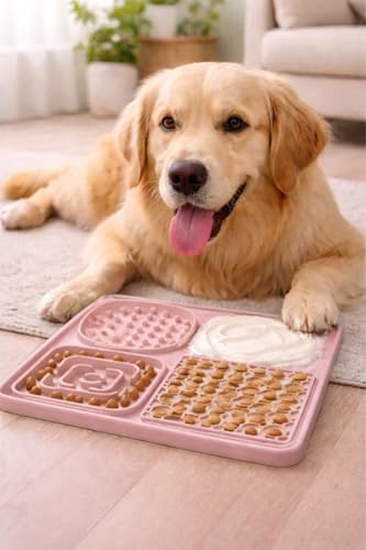 Hearth & Paw Silicone Lick Mat for Dogs, Blush Pink - Image 2