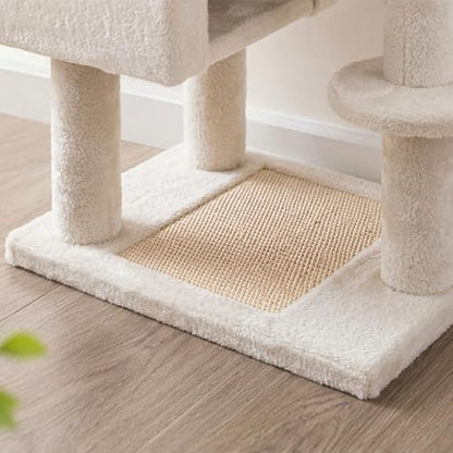 HUITREE 45in Cat Tree Tower with Big Condo for Indoor Cats,Cat Tower with Scratching Post,Scratching Board and Cat Toys,Multi-Level,Small Space,Transformer Cat Tree (338B) - Image 6