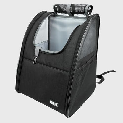 Pet Backpack Carrier - Comfortable and Durable Carrier for Dogs, Cats and Small Pets - Ideal for Hiking, Travel, and Outdoor Adventures - Adjustable Straps and Ventilated Design by DOGUAL