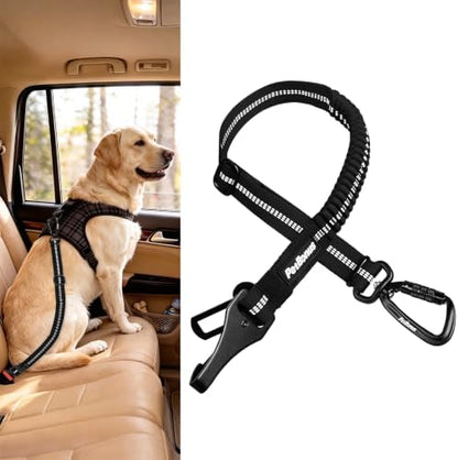 PetBonus Dog Seat Belt for Car, Durable Safe Dog Car Harness for Vehicle by Petbonus