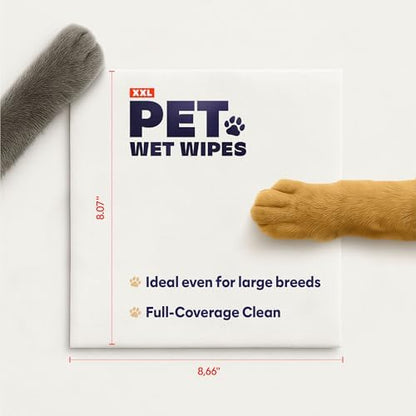 Papilion Pet Wipes for Dogs & Cats, Gentle Grooming & Cleaning Wipes, Safe for Paws, Coat & Face for Daily Use, Paraben-Free, Extra Large All-Purpose Wipes, Flip-Top Pack, 50 Count - Image 3