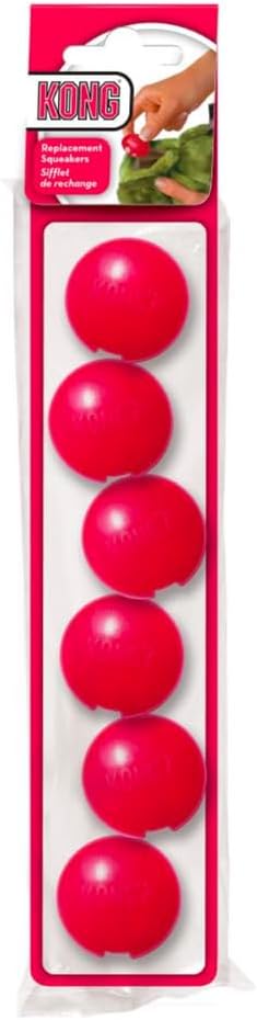 KONG - Replacement Dog Toy Squeakers - Small (6 Pack)
