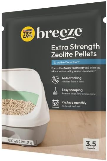Tidy Cats Breeze Extra Strength Zeolite Pellets, Active Clean Scent 3.5 lb (Pack of 2) - Image 4