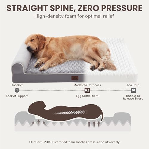 Orthopedic Large Dog Bed，Washable Dog Couch for XL Senior Dogs - Image 2