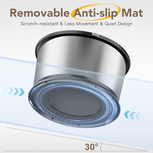 4.5L Stainless Steel Dog Water Bowl, No Spill Water Bowl for Dogs - Image 4