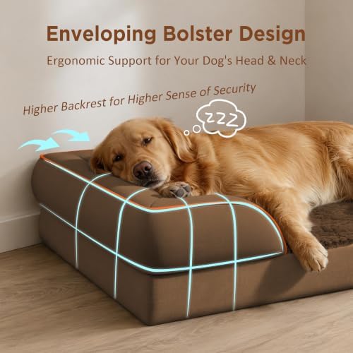 Comfort Expression Waterproof Orthopedic Dog Bed for Medium Size Dog - Image 3
