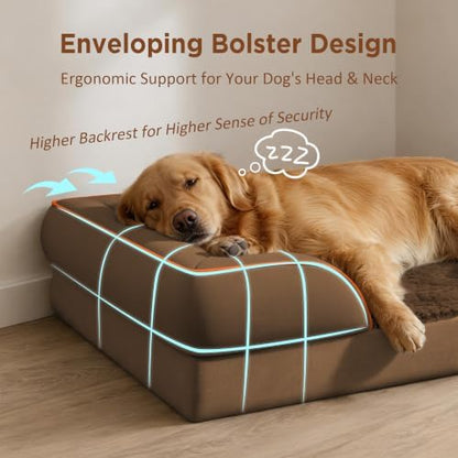 Comfort Expression Waterproof Orthopedic Dog Bed for Medium Size Dog - Image 3