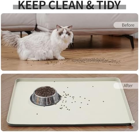 Reopet Silicone Pet Feeding Mat - Waterproof & Non-Slip Dog Cat Placemat - Image 6