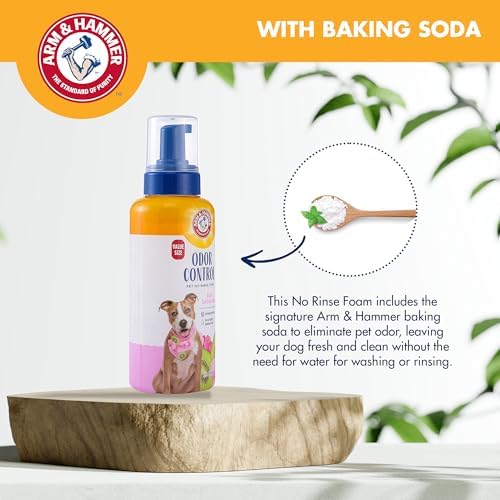 Arm & Hammer Odor Control No-Rinse Dog Foam, Kiwi Blossom, 16 Fl Oz - Image 3