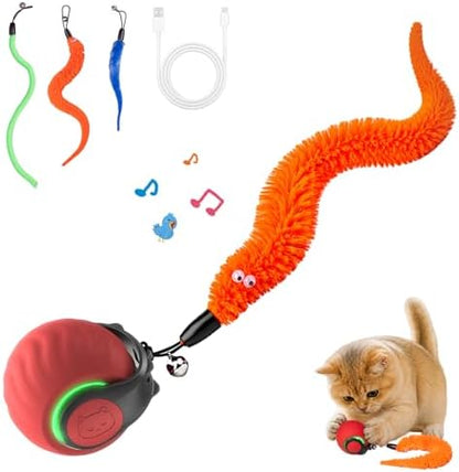 2026 Interactive Cat Toys with Bird Sounds & 3 Modes for Indoor Cats Play by Geamen