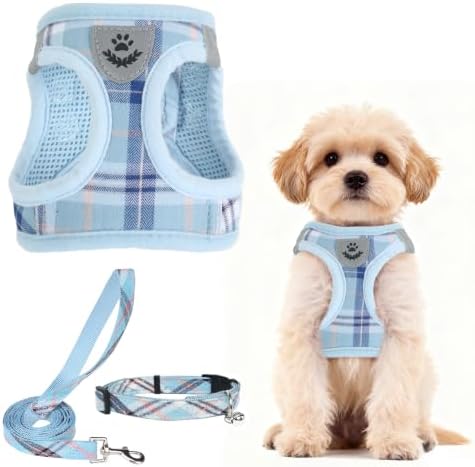 PUPTECK Dog Harness, Collar and Leash Set No Pull for Small Medium Sized by PUPTECK