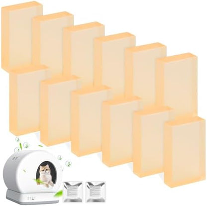 12 Pack Deodorizer Gel Refill for Meowant Self-Cleaning Cat Litter Box by Fenkabs