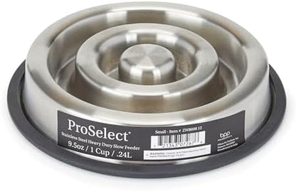 ProSelect Stainless Steel Heavy Duty Slow Feeder Small by PetEdge